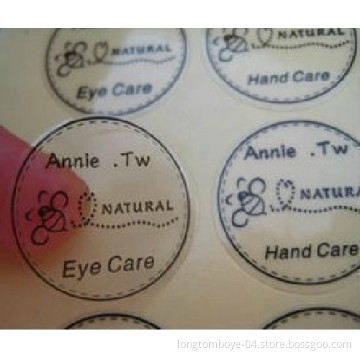 Customized Transparent Pet Self-Adhesive Label